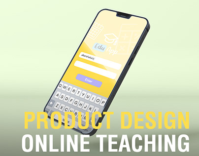 Online teaching app concept | Edu app