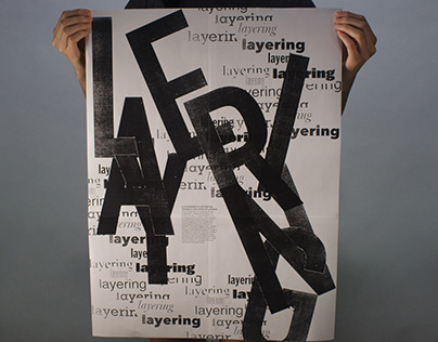 Printmaking Typographic Poster Series