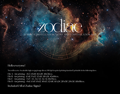 Zodiac / Print Set
