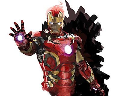 Digital Illustration - Iron Man