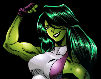 She-Hulk pin up