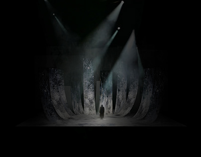 Scenography for tragedy "Abai"