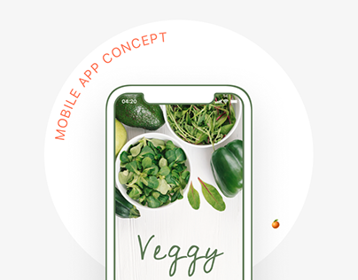 Veggy. Recipes App. iOS UI/UX design