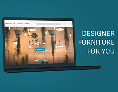 A website for the sale of designer furniture
