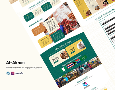 Web-Design of Al-Akram
