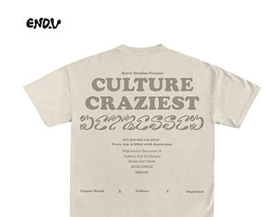 T-Shirt Design Culture Crazy