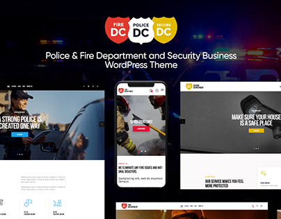 Police & Fire Department and Security Business WP Theme