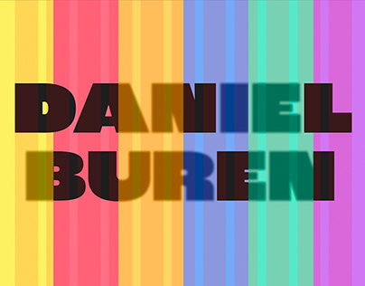 Daniel Buren website