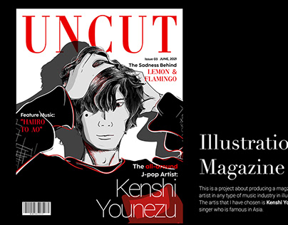 Graphic Art Magazine Cover- Kenshi Yonezu