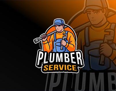 Plumber Service Logo Template