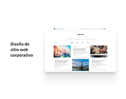 Project thumbnail - Corporate Website - UI