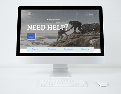 Law company website redesign