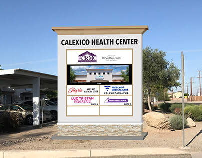Calexico Health Center - Monument sign