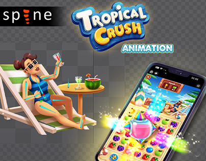 Tropical Crush - Spine Animation