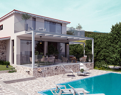 Project thumbnail - renders 3d architecture house Halkidiri