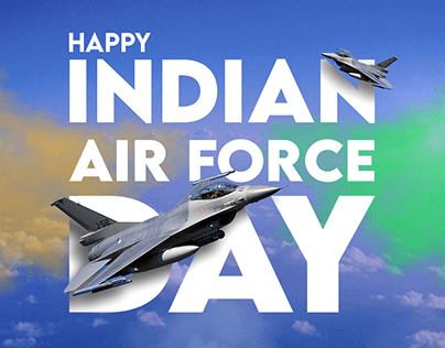 Indian Air Force Day Poster For Bloodunite.