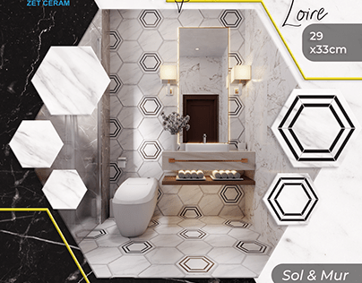 3d achviz hexagonal-tile & story for social media post