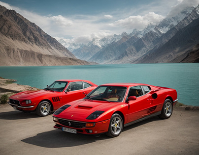 Ferrari Cars in Hunza