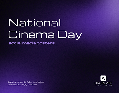 National Cinema Day Social Media Posters