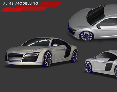 Audi R8 Alias Modelling
