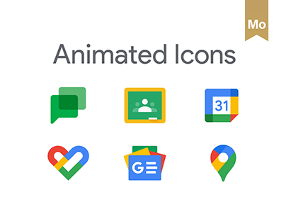 Google Icons - Animated