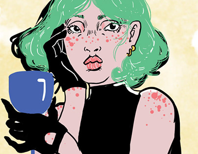 Green Hair - Illustration