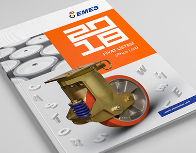 EMES 2018 Product Catalog Cover Design