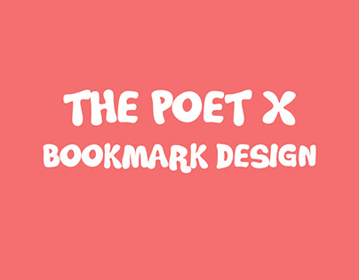 The Poet X by Elizabeth Acevedo bookmark designs