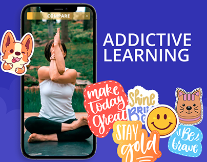 Presentation video for new app «Addictive learning»