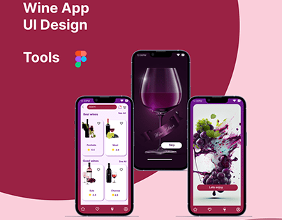 Wine Mobile app design