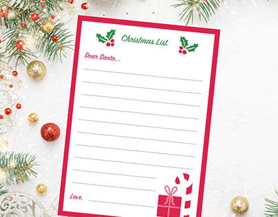 Santa Christmas Wish-List