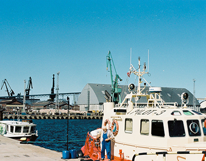 The Port of Gdynia. Analog