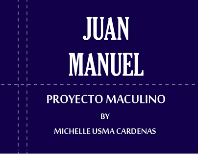 PROYECTO MASCULINO by michelle usma