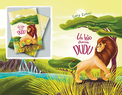 Illustrations for the book "Um leao chamado Dudu"
