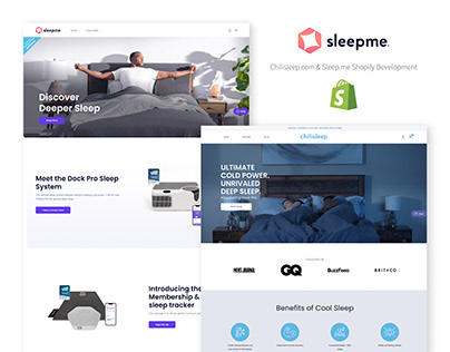 Sleep.me & Chilisleep Shopify+ Development