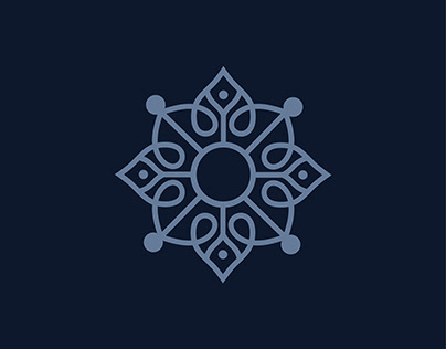 yoga symbol logo and abstract logo