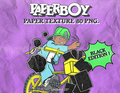 PAPERBOY PAPER TEXTURE (black edition)