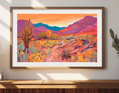 Western Desert Print