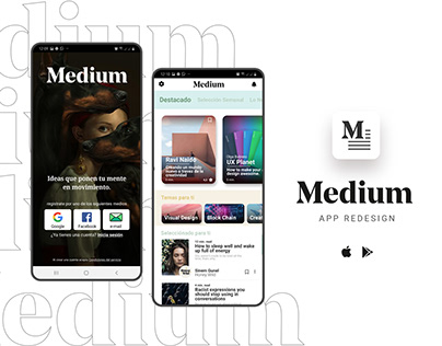 Medium: App redesign