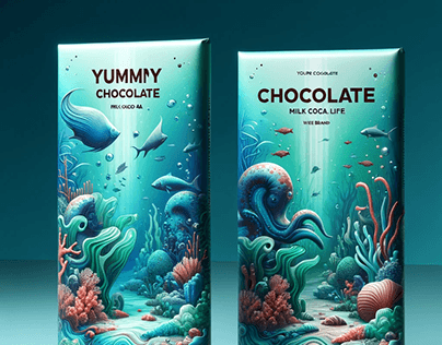 Project thumbnail - Underwater world chocolate packaging design