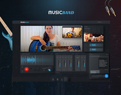 Interface design for a music project