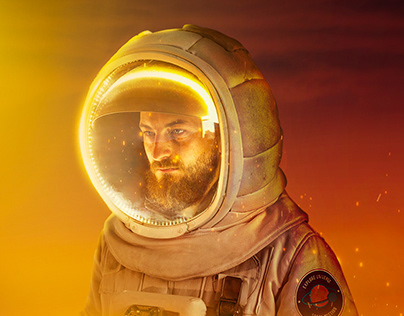 Poster for the only man on Mars