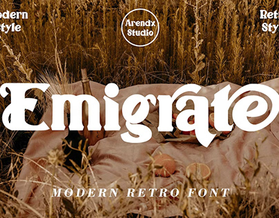 Free Emigrate - Display Font