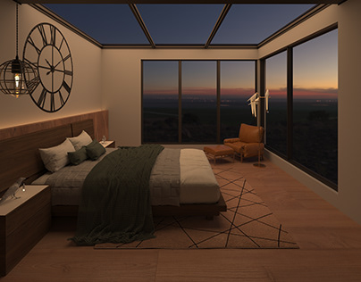 3Ds Max - Modern Bedroom