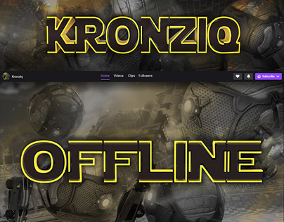Twitch and YouTube Banners for Kronziq