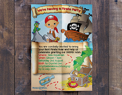 Flyer for a Pirate Party