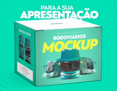 Mockup Ônibus Rodoviários - New G7