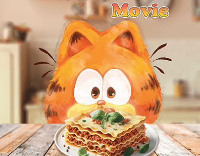 Garfield Movie Poster Design