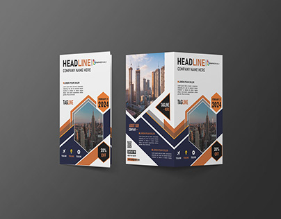 b-fold brochure design