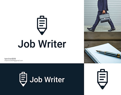 Job Writer Logo Design.